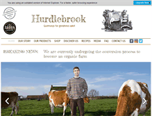 Tablet Screenshot of hurdlebrook.co.uk